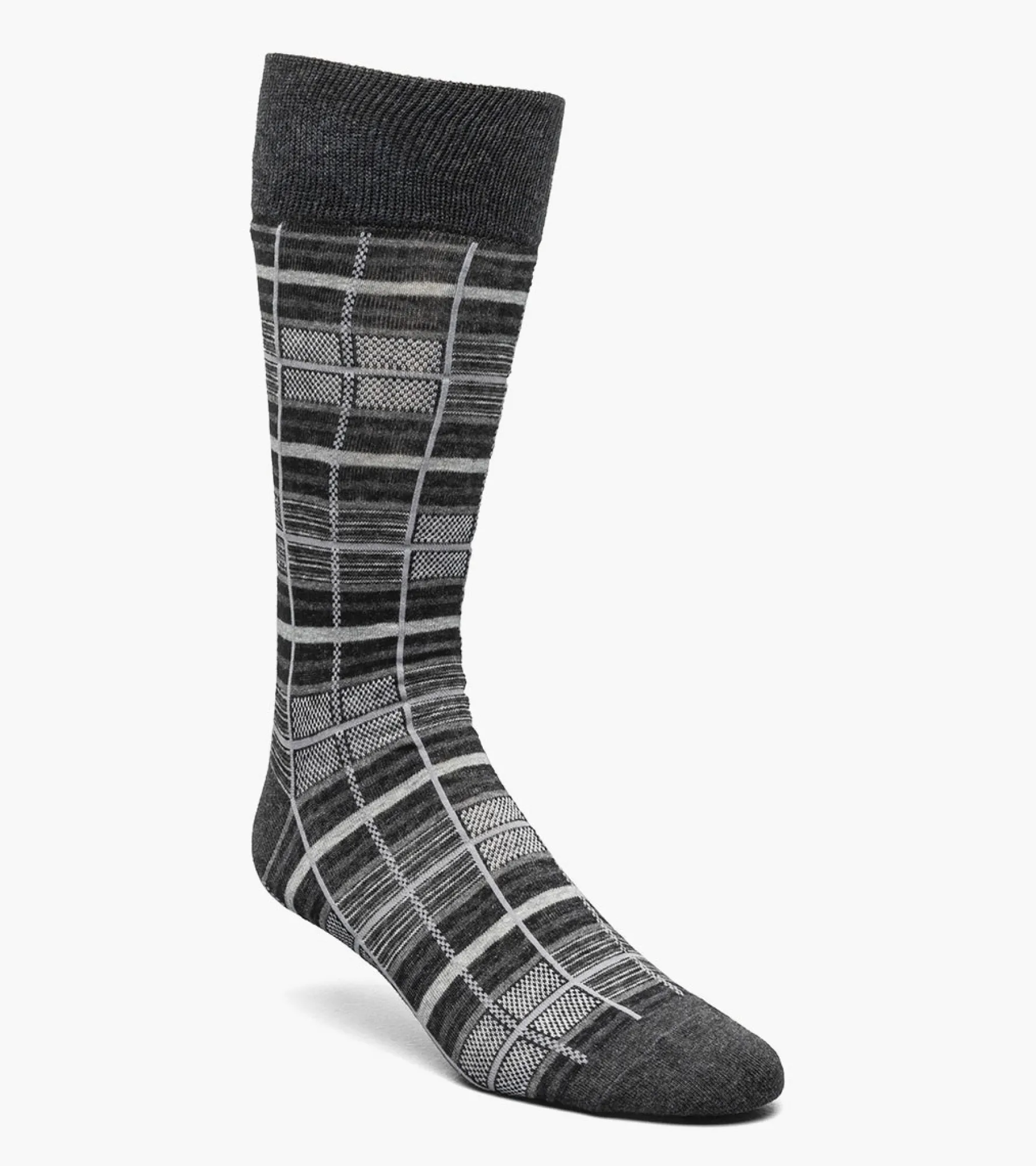 Stacy Adams Cool Plaid Men\\'S Crew Dress Socks