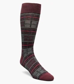 Stacy Adams Cool Plaid Men\\'S Crew Dress Socks