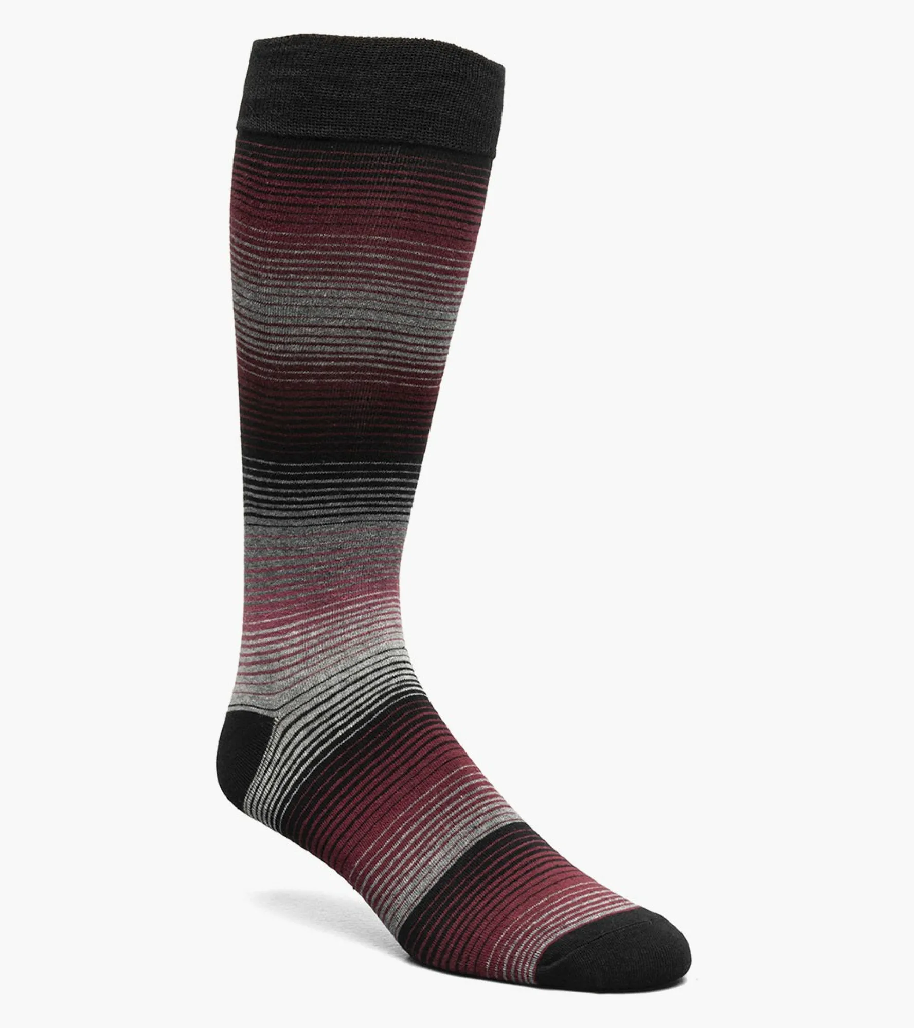 Stacy Adams Cool Stripe Men\\'S Crew Dress Sock