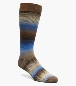 Stacy Adams Cool Stripe Men\\'S Crew Dress Sock