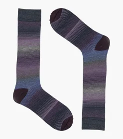 Stacy Adams Cool Stripe Men\\'S Crew Dress Sock