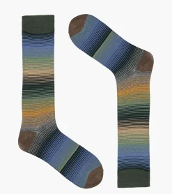 Stacy Adams Cool Stripe Men\\'S Crew Dress Sock