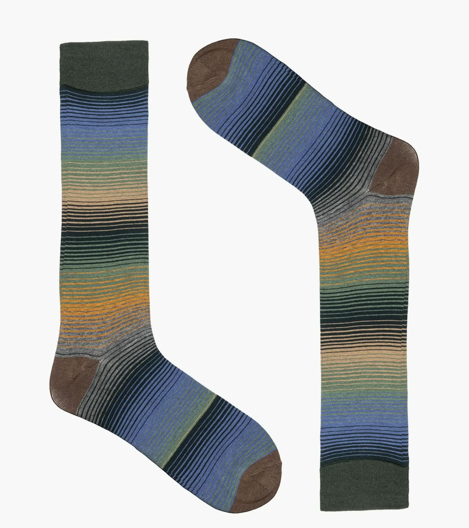 Stacy Adams Cool Stripe Men\\'S Crew Dress Sock