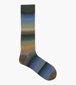 Stacy Adams Cool Stripe Men\\'S Crew Dress Sock