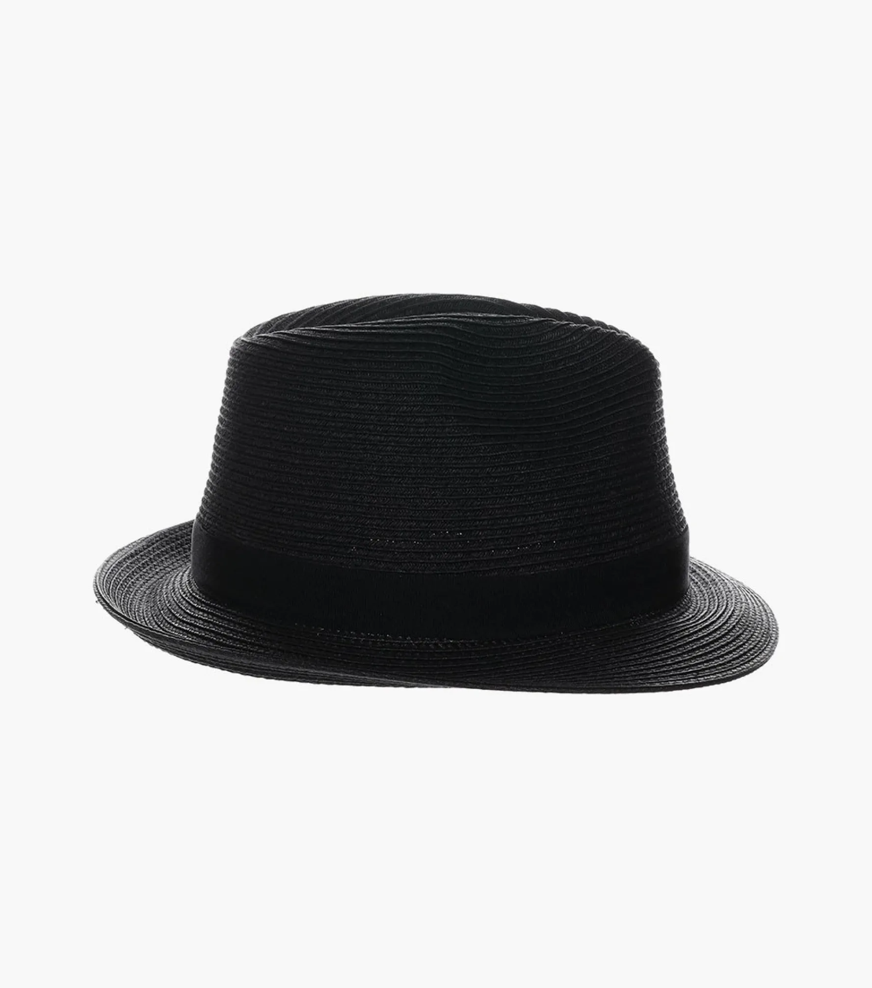 Stacy Adams Corby Fedora Paper Braid Pinch Front Hat