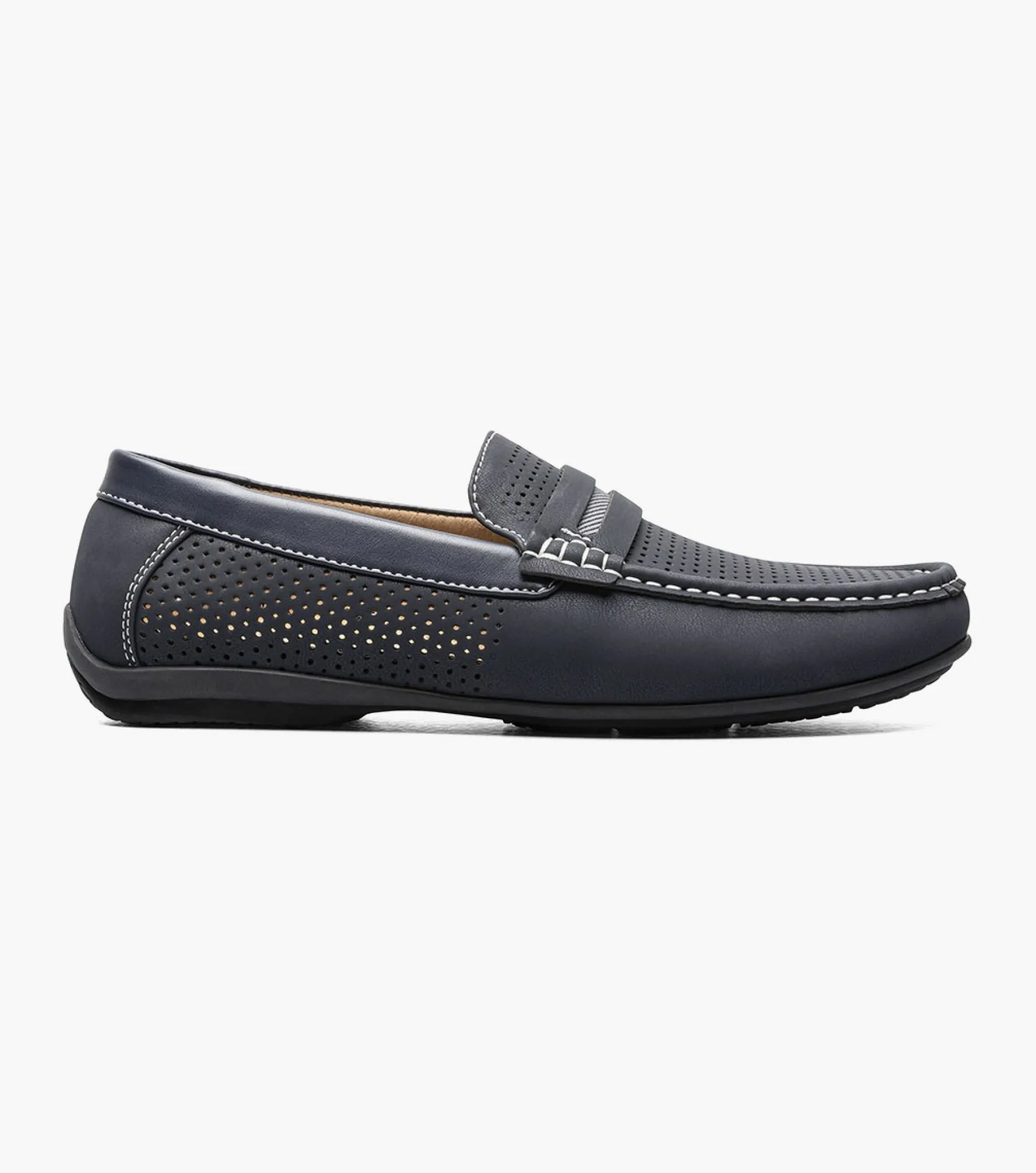 Stacy Adams Corby Moc Toe Saddle Slip On