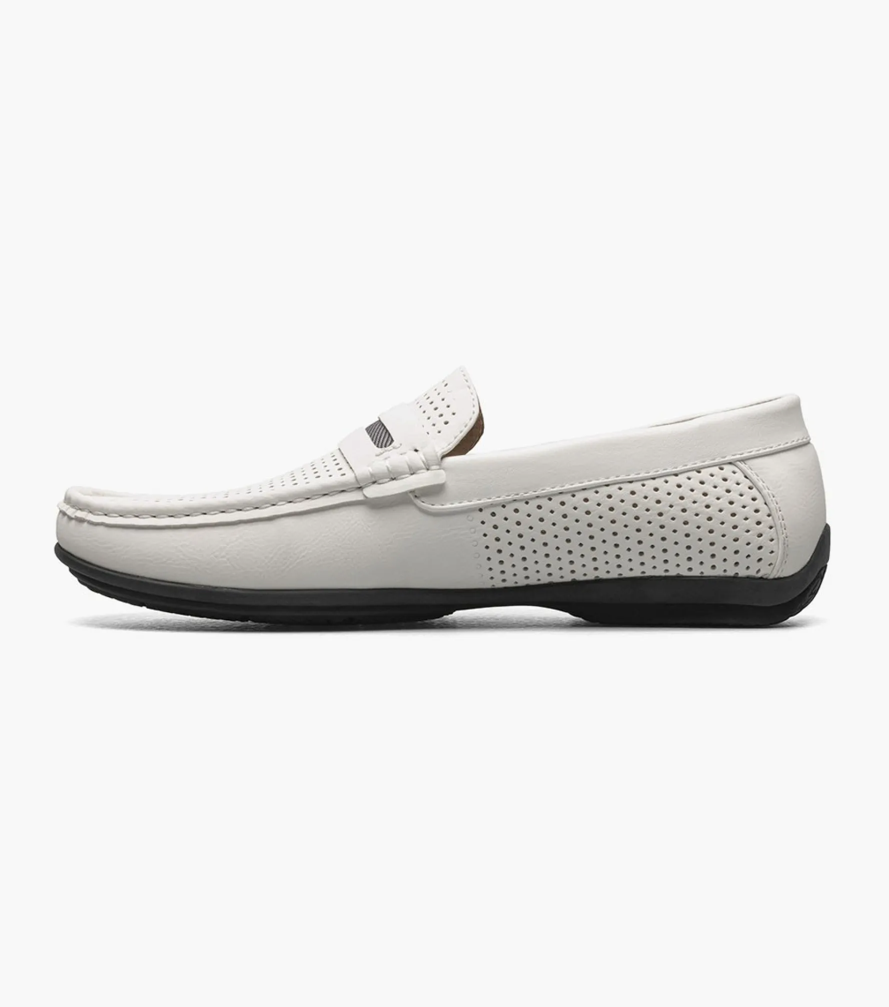 Stacy Adams Corby Moc Toe Saddle Slip On