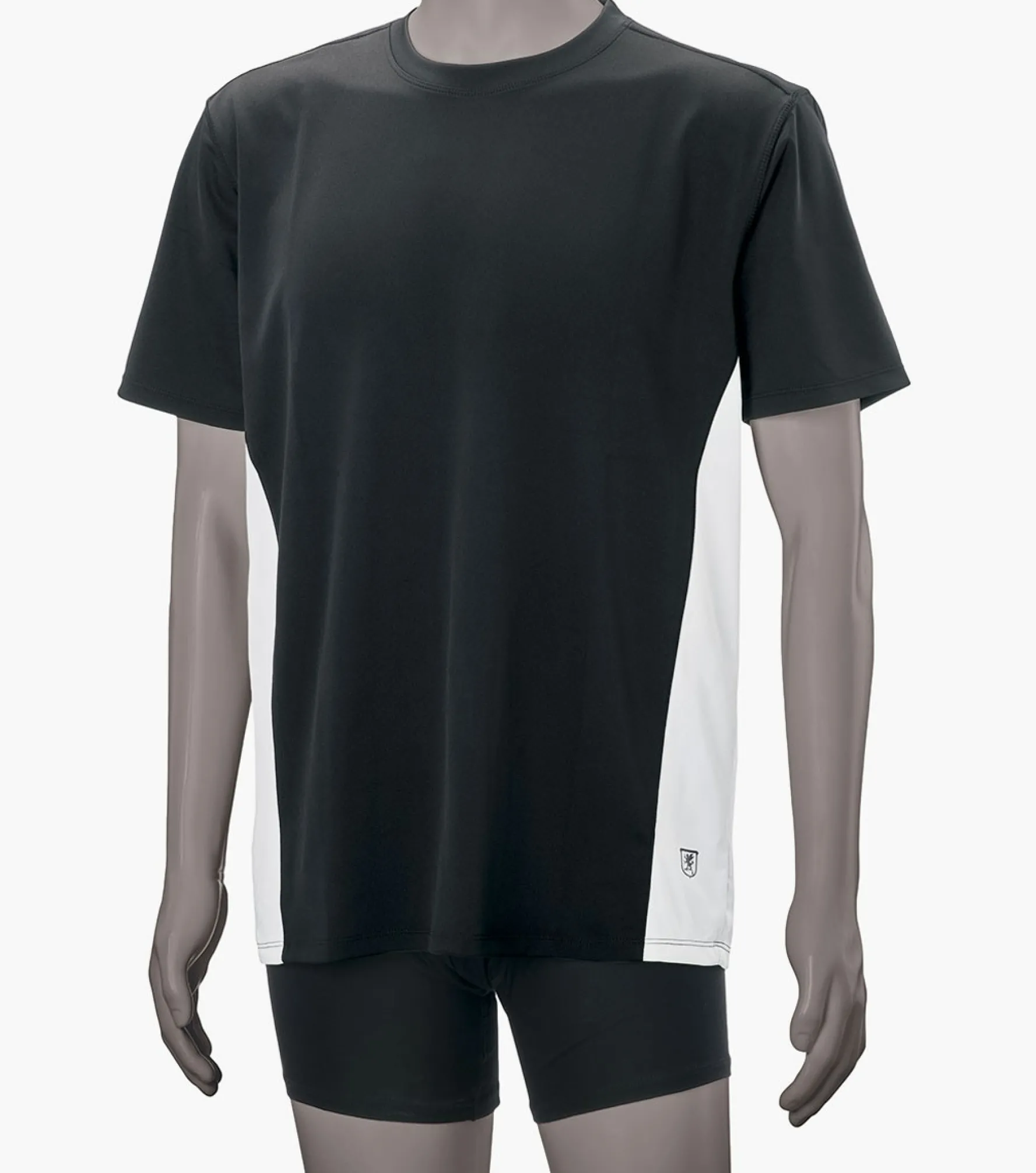 Stacy Adams Crew Neck Block T-Shirt Performance Fabric