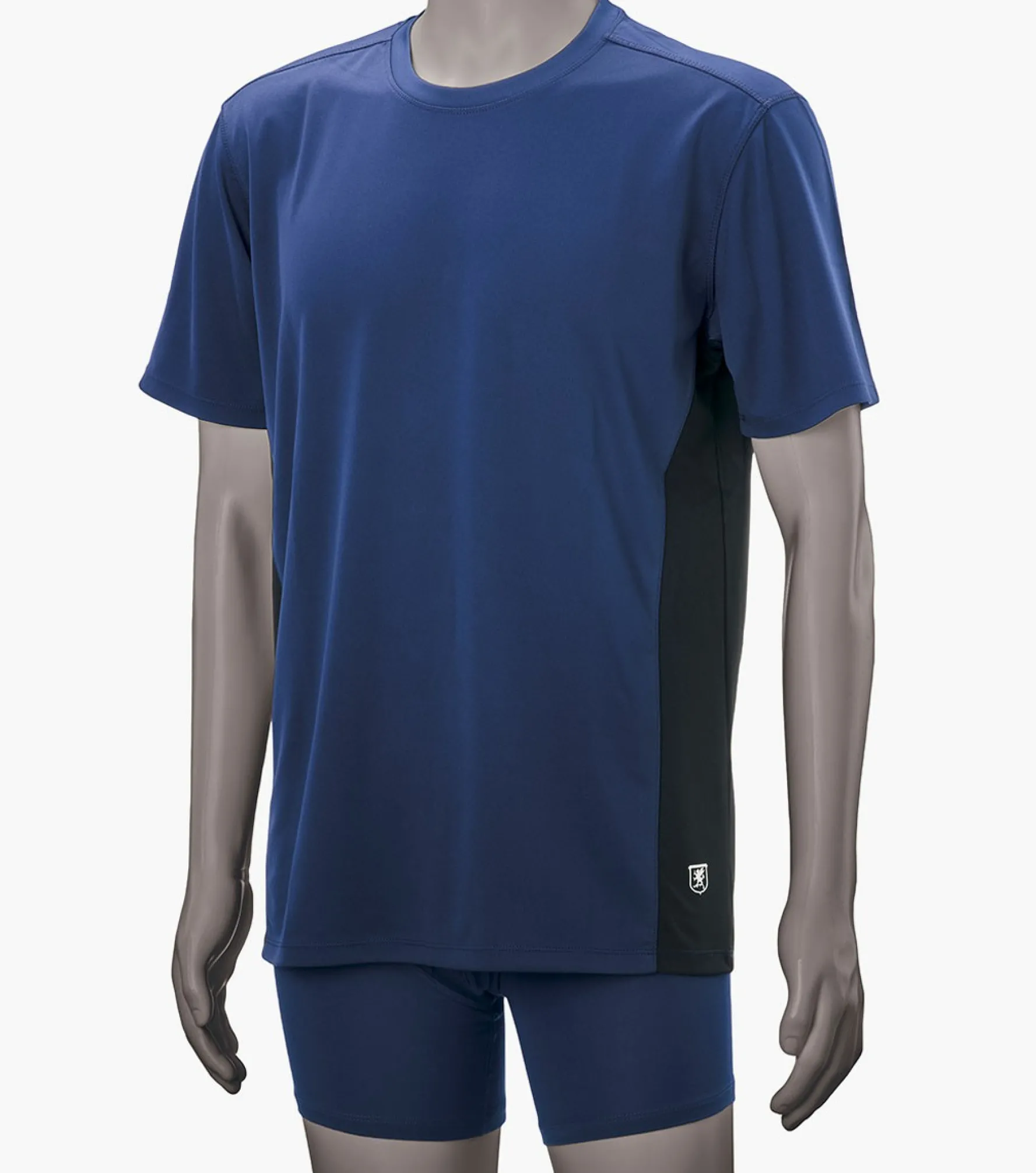 Stacy Adams Crew Neck Block T-Shirt Performance Fabric