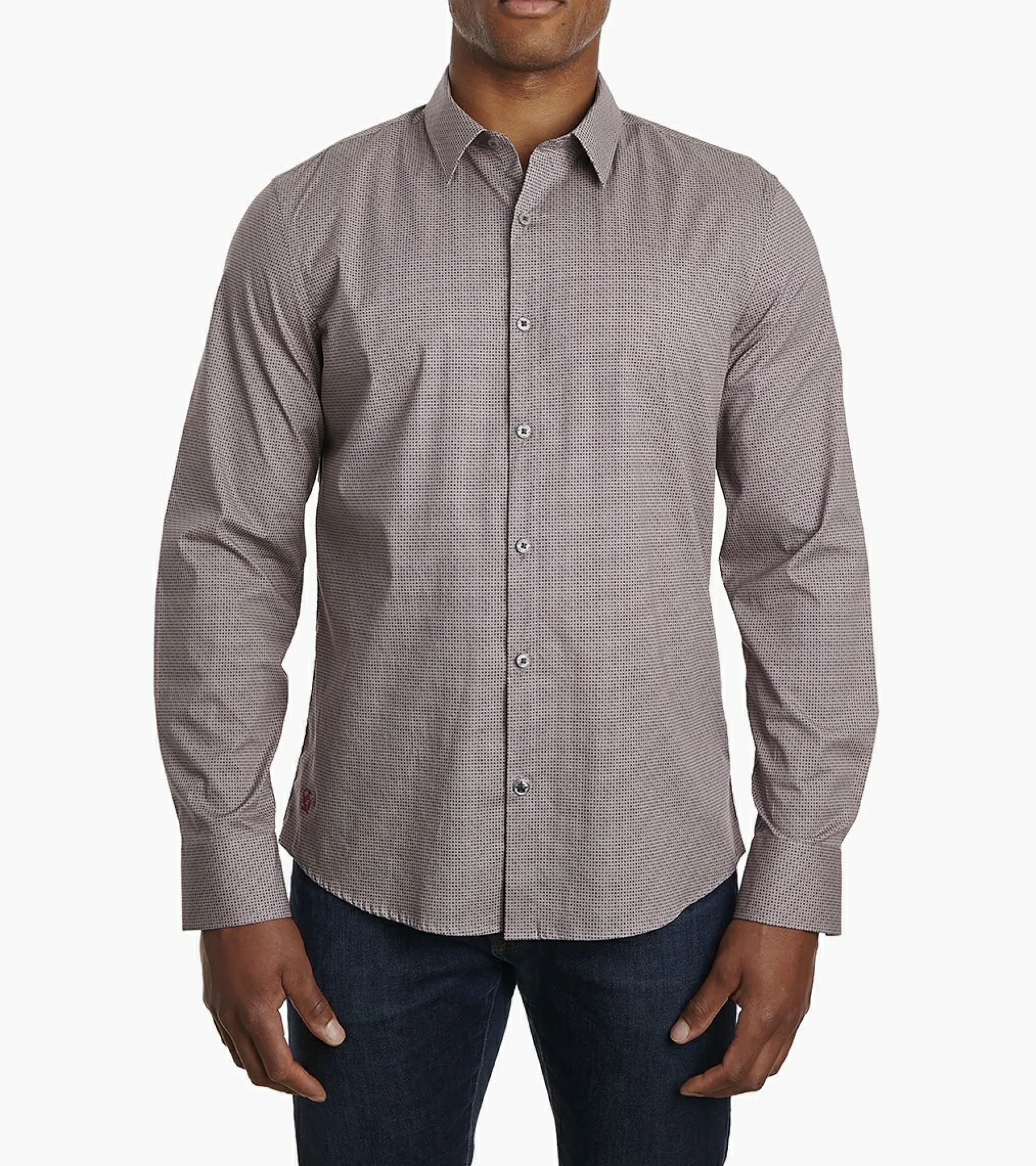 Stacy Adams Culpeper Dress Shirt Point Collar