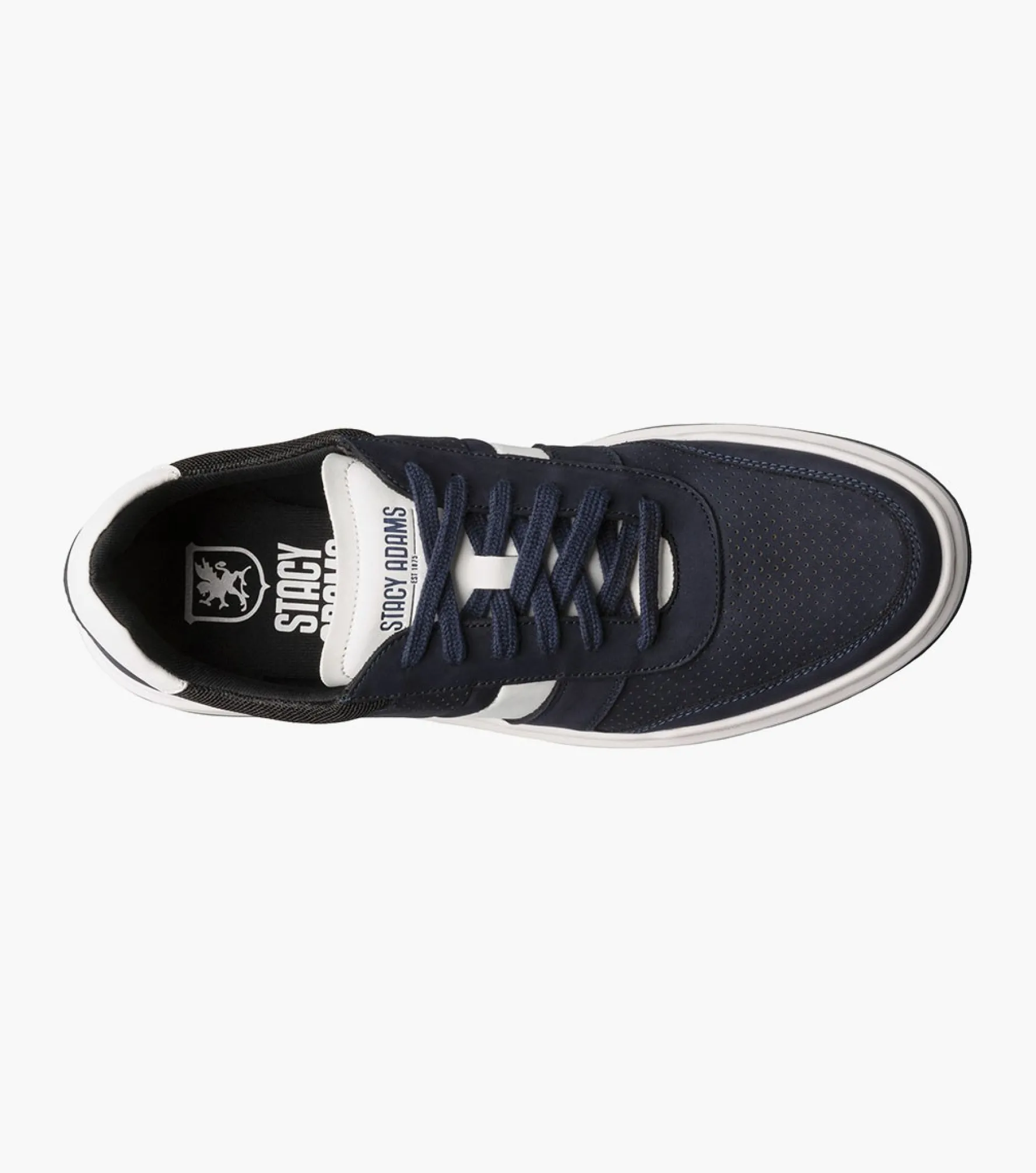 Stacy Adams Currier Moc Toe Lace Up Sneaker