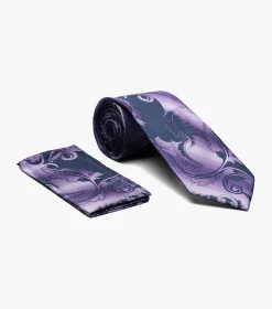 Stacy Adams David Tie & Hanky Set