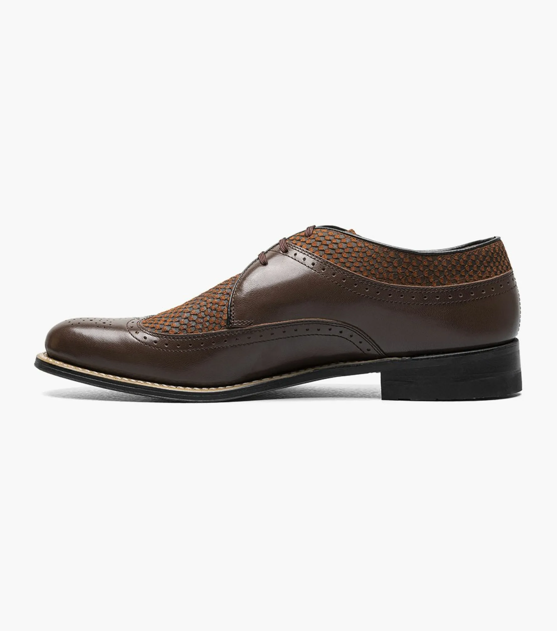 Stacy Adams Dayton Python Print Wingtip Oxford