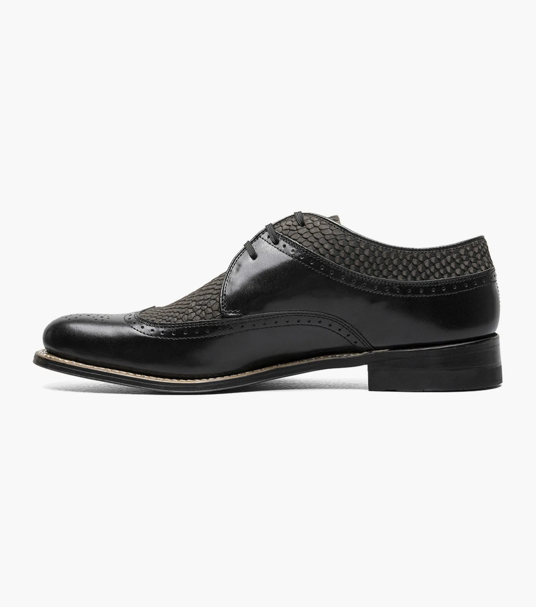 Stacy Adams Dayton Python Print Wingtip Oxford
