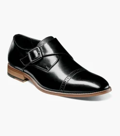 Stacy Adams Desmond Cap Toe Monk Strap