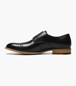 Stacy Adams Desmond Cap Toe Monk Strap