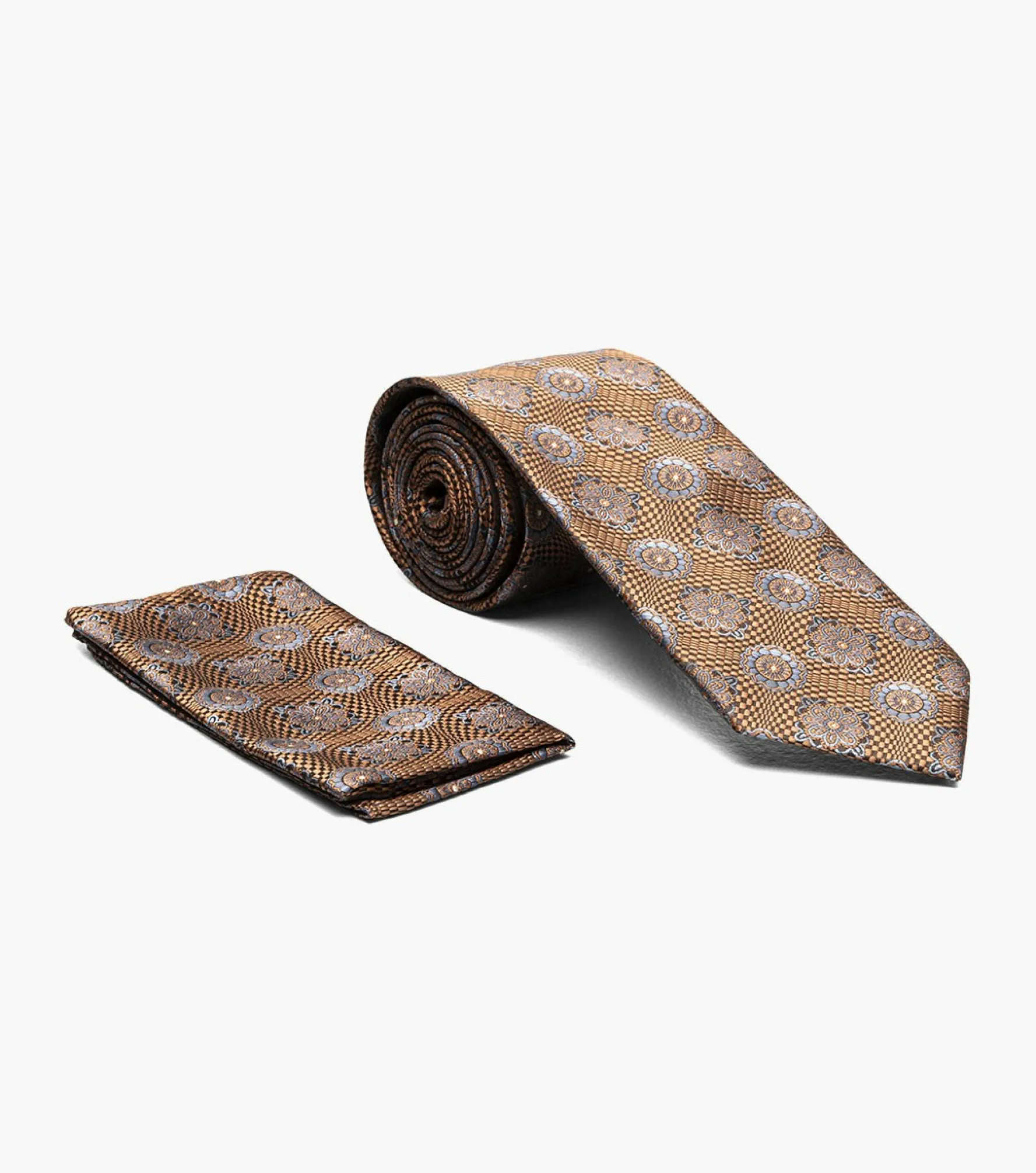 Stacy Adams Diego Tie & Hanky Set