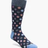Stacy Adams Dots Men\\'S Crew Dress Sock