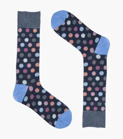 Stacy Adams Dots Men\\'S Crew Dress Sock