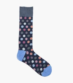 Stacy Adams Dots Men\\'S Crew Dress Sock