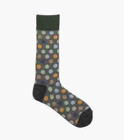 Stacy Adams Dots Men\\'S Crew Dress Sock
