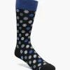 Stacy Adams Dots Men\\'S Crew Dress Sock