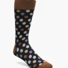 Stacy Adams Dots Men\\'S Crew Dress Sock