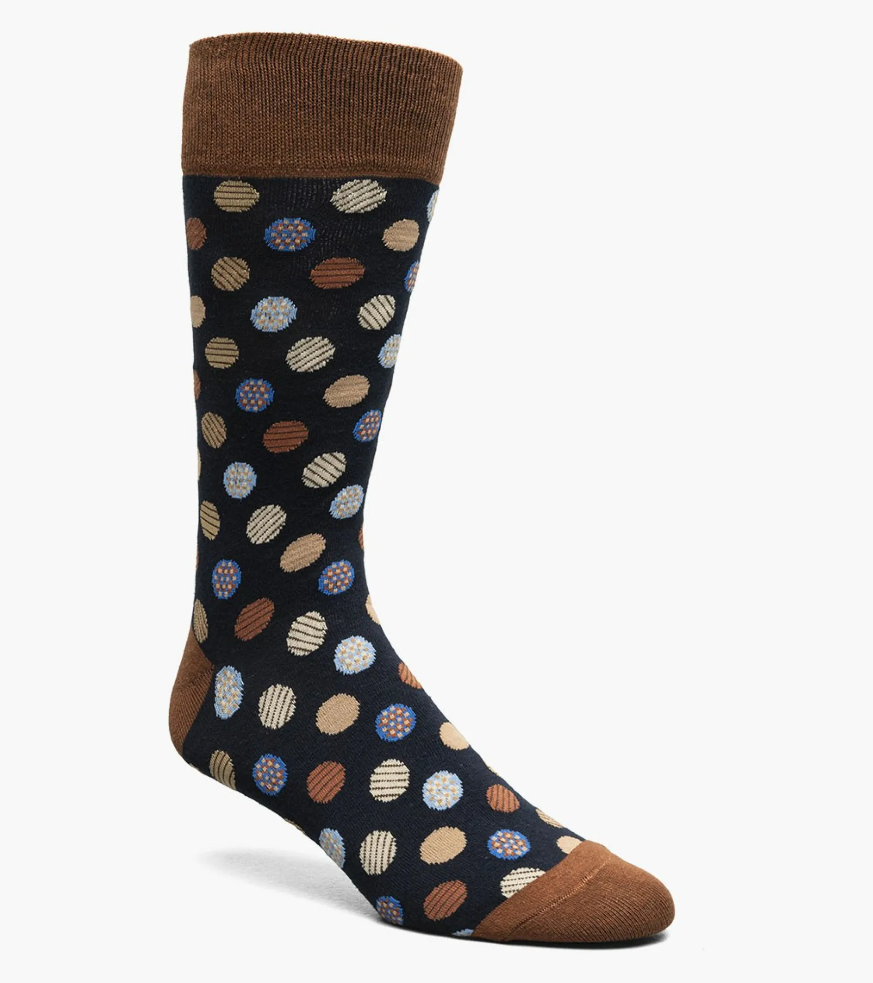Stacy Adams Dots Men\\'S Crew Dress Sock