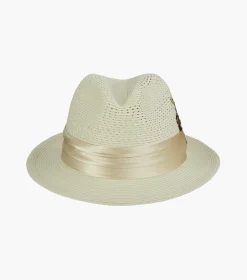 Stacy Adams Dublin Fedora Poly Braided Pinch Front Hat