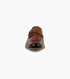 Stacy Adams Duncan Cap Toe Monk Strap