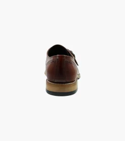 Stacy Adams Duncan Cap Toe Monk Strap