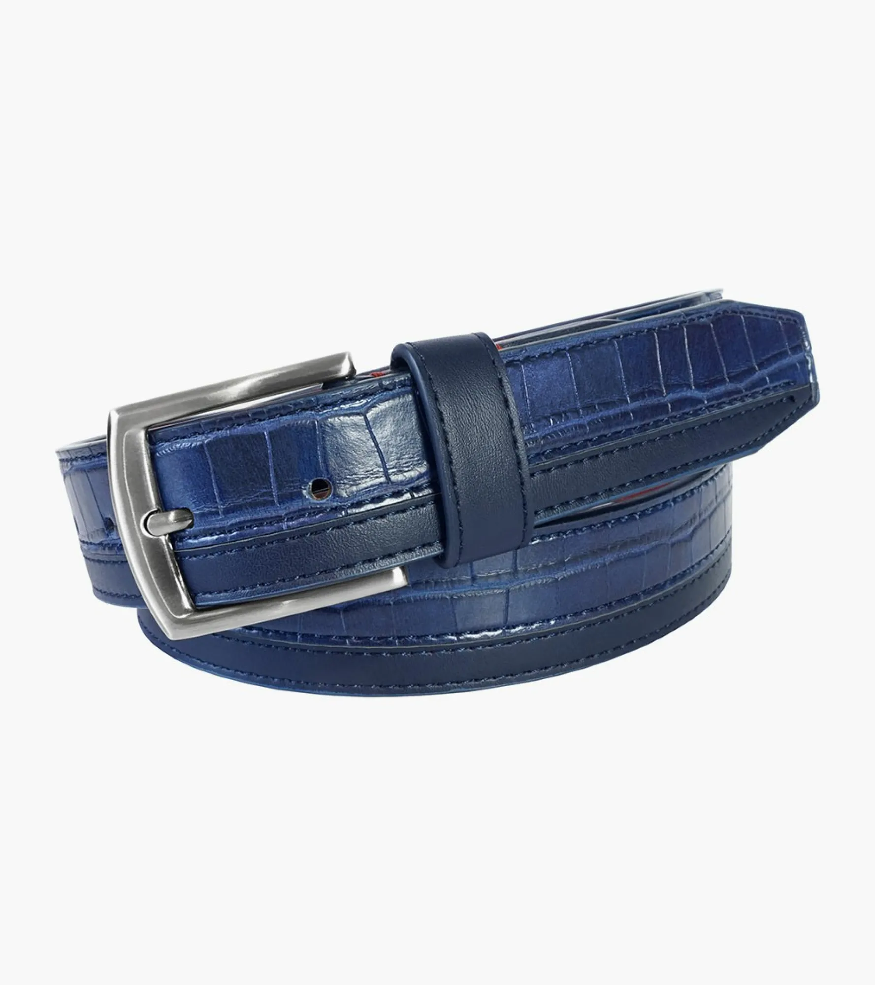 Stacy Adams Durant Croc Embossed Belt