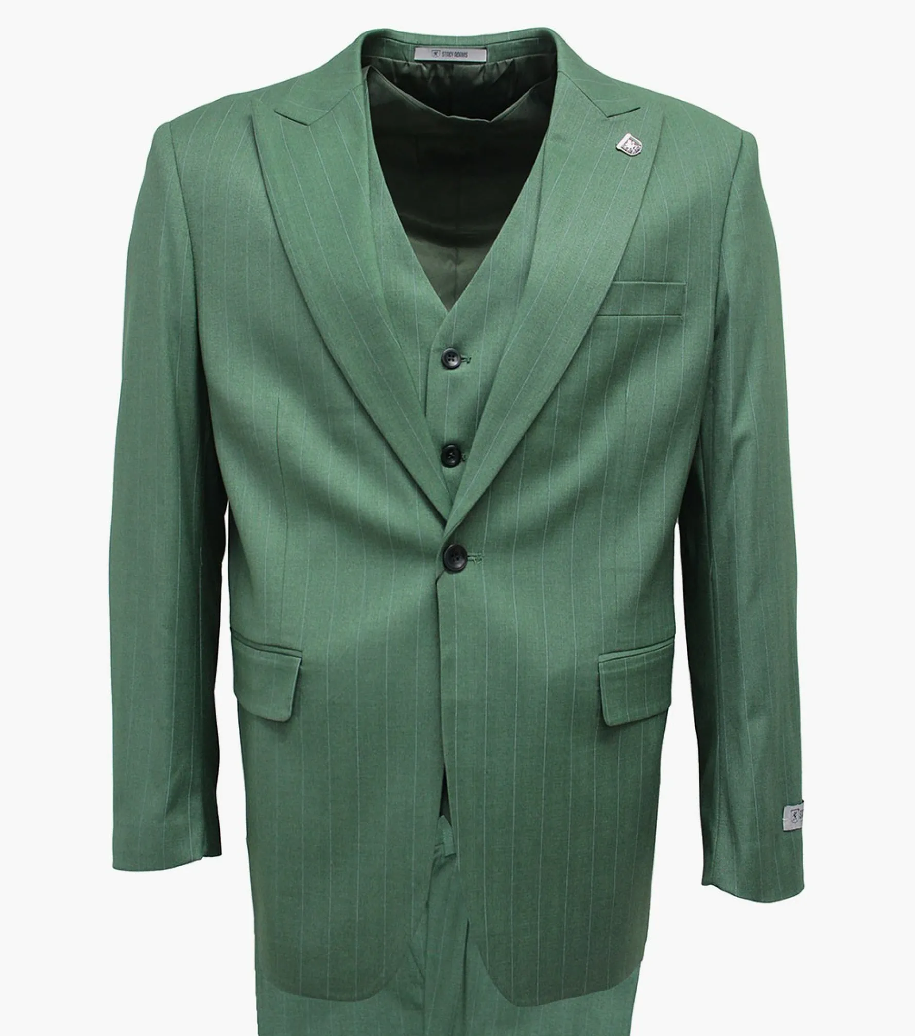 Stacy Adams Edelman 3 Piece Vested Suit