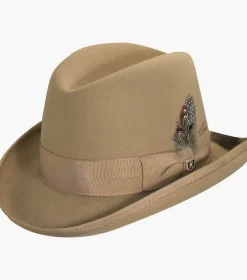 Stacy Adams Elias Homburg Hat Wool Hat