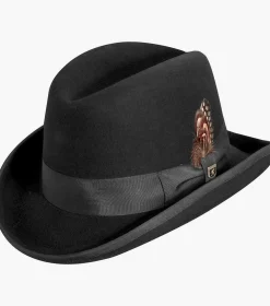Stacy Adams Elias Homburg Hat Wool Hat