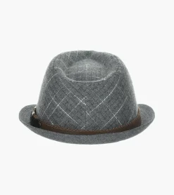Stacy Adams Emmet Fedora Polyester Pinch Front Hat