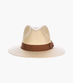 Stacy Adams Ervan Fedora Toyo Pinch Front Hat