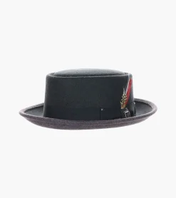 Stacy Adams Essex Pork Pie Provatoknit Flat Top Hat