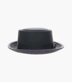 Stacy Adams Essex Pork Pie Provatoknit Flat Top Hat