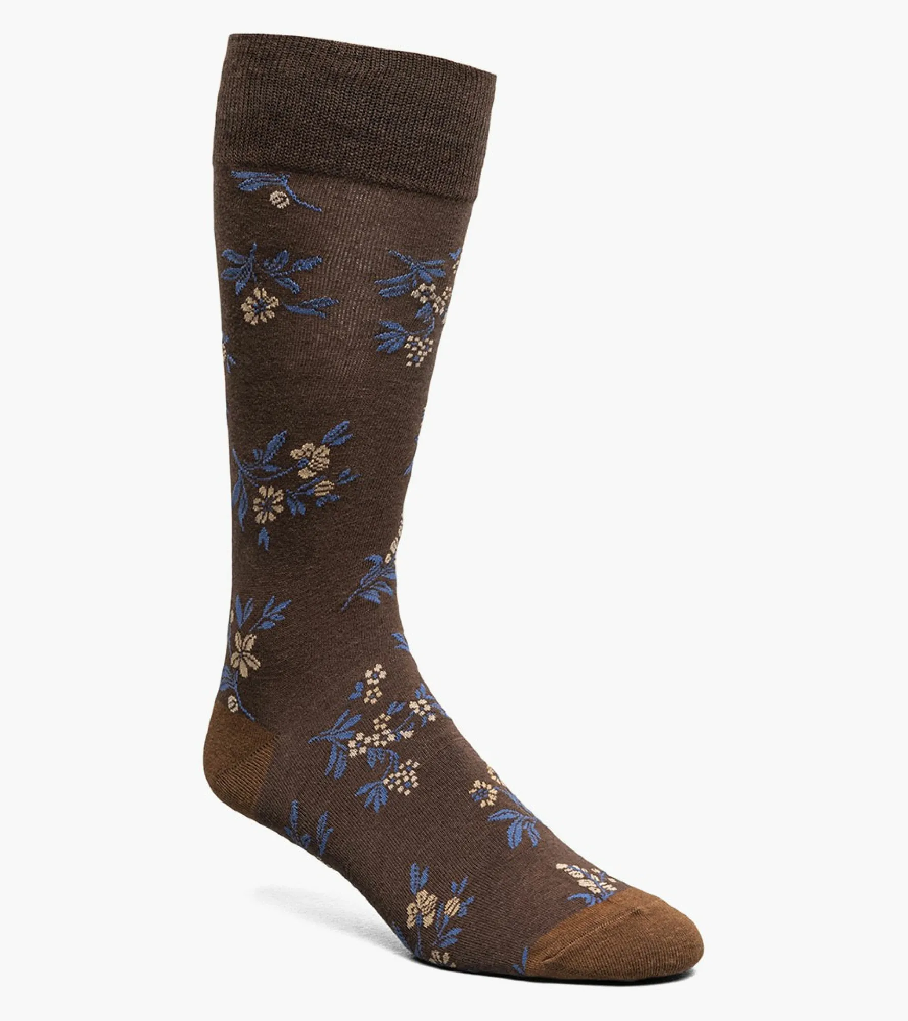 Stacy Adams Fancy Floral Men\\'S Crew Dress Socks