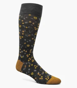 Stacy Adams Fine Floral Men\\'S Crew Dress Sock