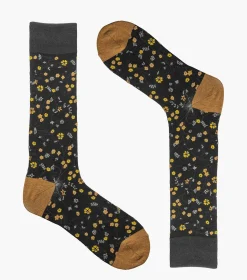 Stacy Adams Fine Floral Men\\'S Crew Dress Sock