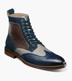 Stacy Adams Finnegan Wingtip Lace Up Boot