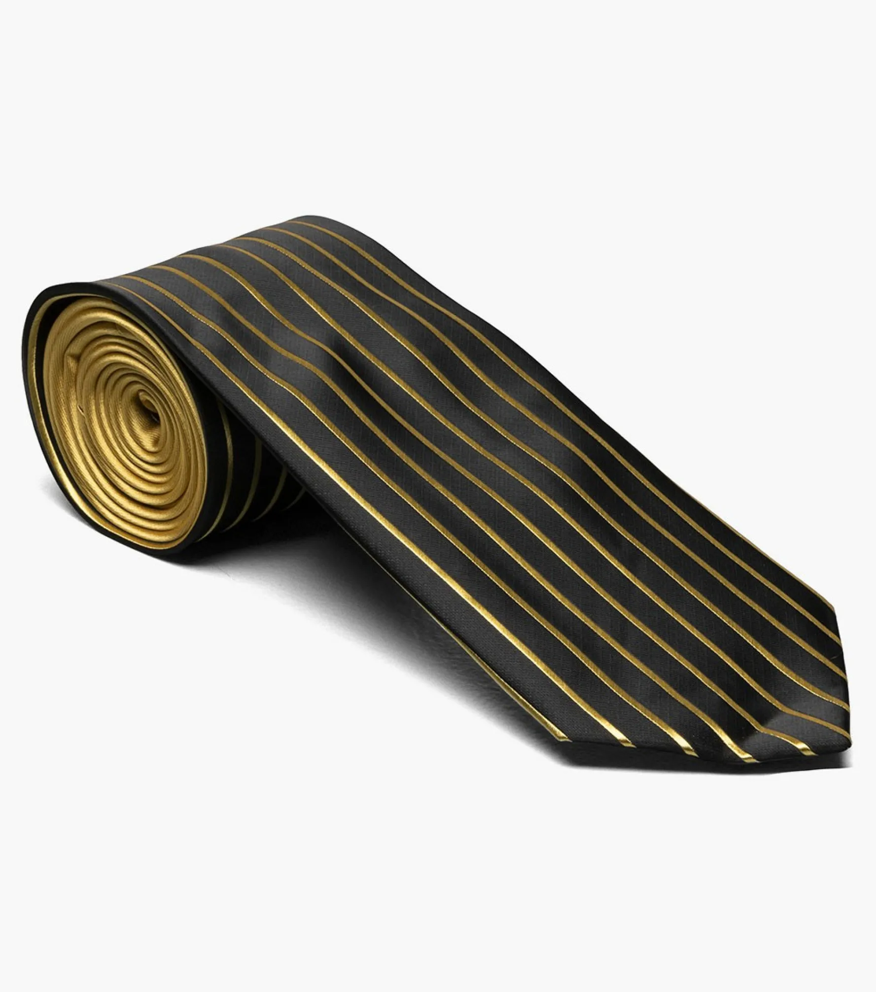 Stacy Adams Formal Gold Tie & Hanky Set