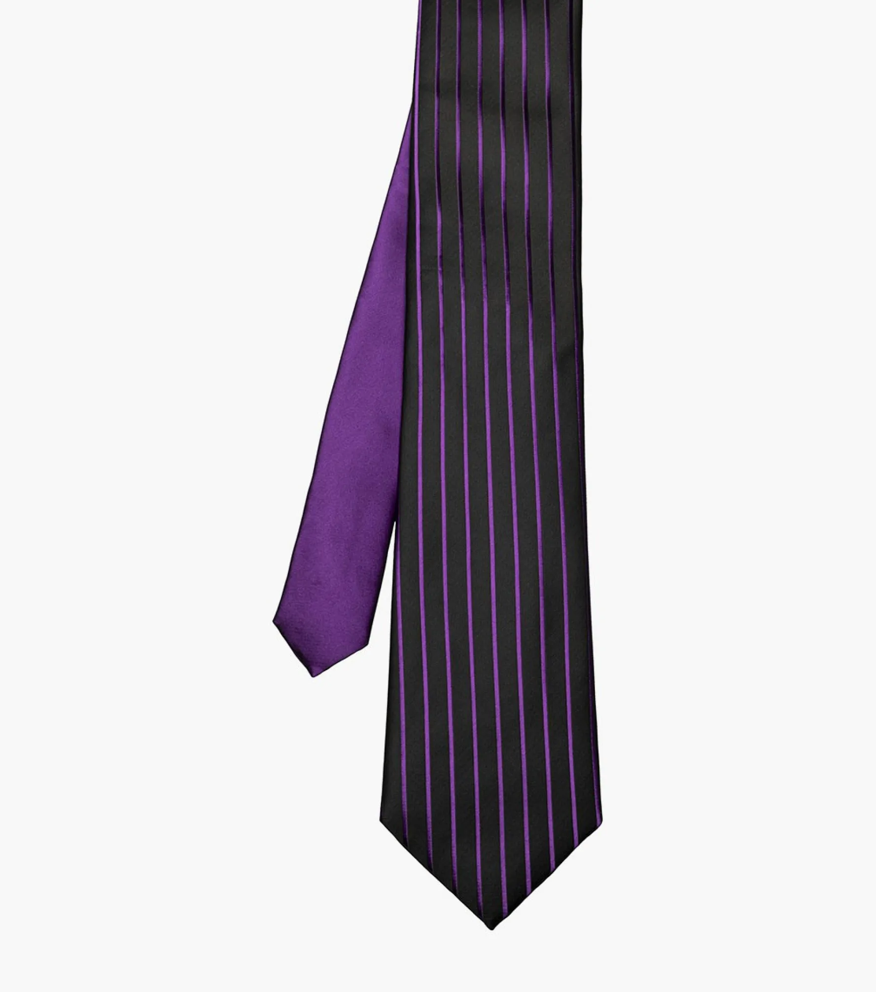 Stacy Adams Formal Purple Tie & Hanky Set