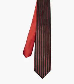 Stacy Adams Formal Red Tie & Hanky Set