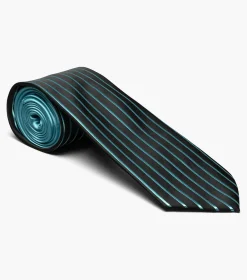 Stacy Adams Formal Teal Tie & Hanky Set