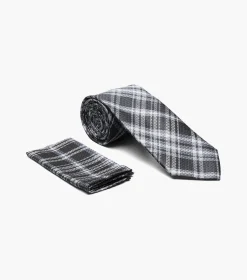 Stacy Adams Fred Tie And Hanky Set