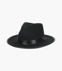 Stacy Adams Genesee Wool Felt Pinch Front Hat