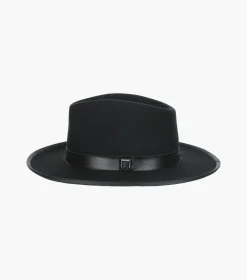 Stacy Adams Genesee Wool Felt Pinch Front Hat